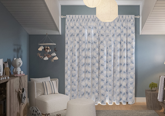 Flying Ace, Clear Sky - Made to Measure Curtains - Image 7